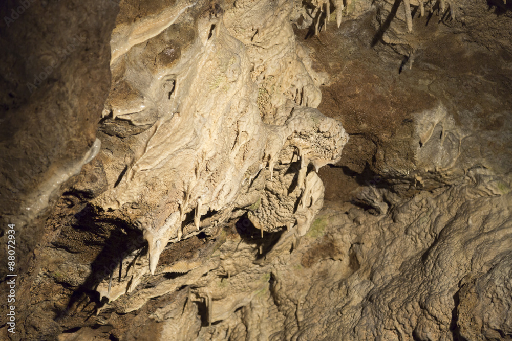 Stalactites in Cave System Stalactites in Cave System