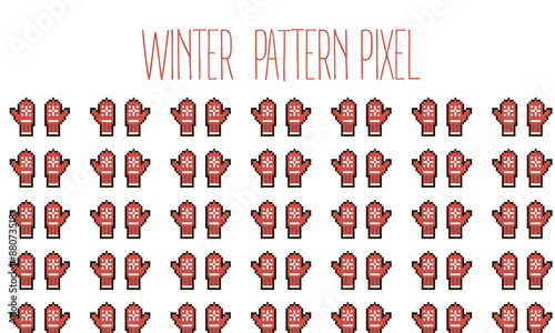 Winter pattern pixel