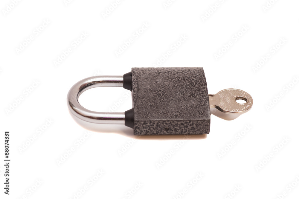 Padlock and key Padlock and key