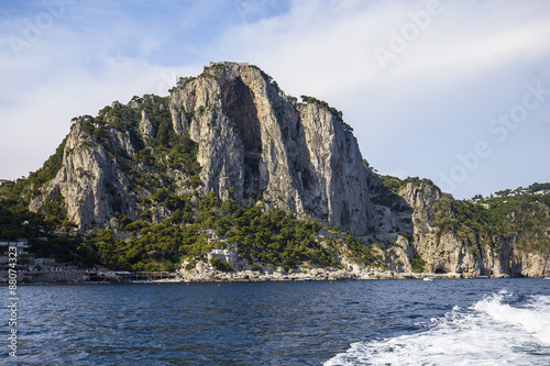 cliffs of Capri island  Capri  Italy