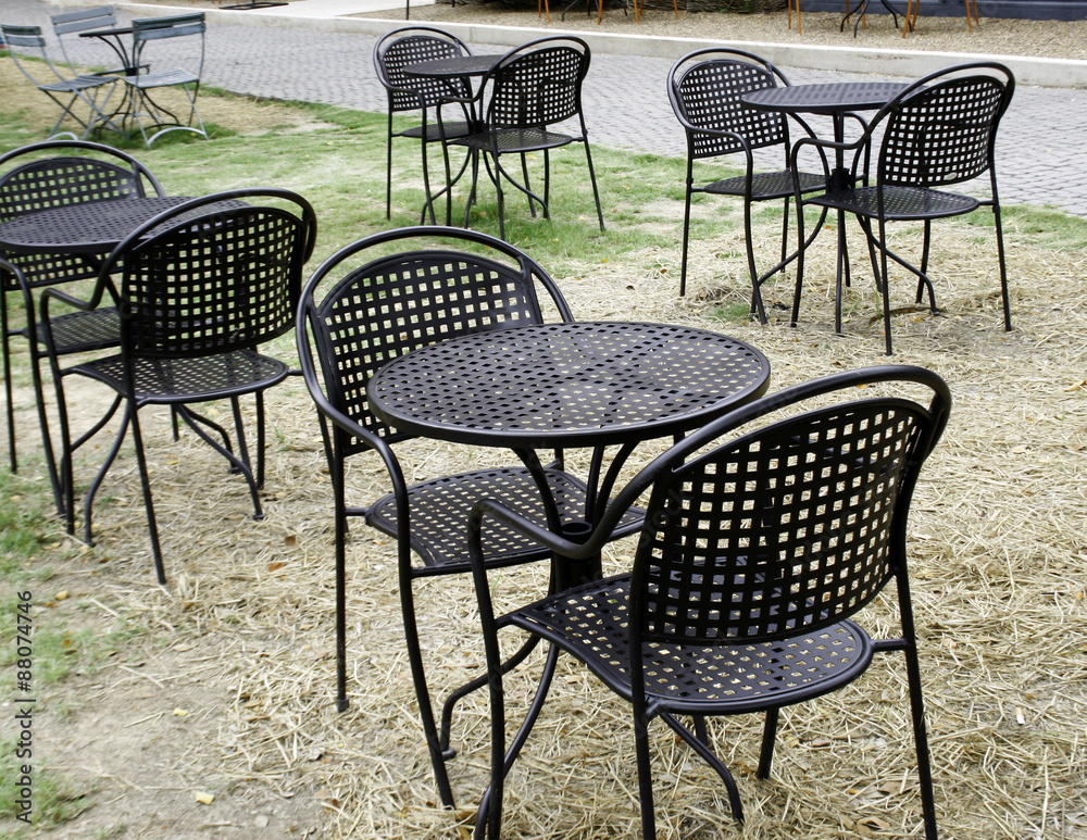Outdoor table and chairs set