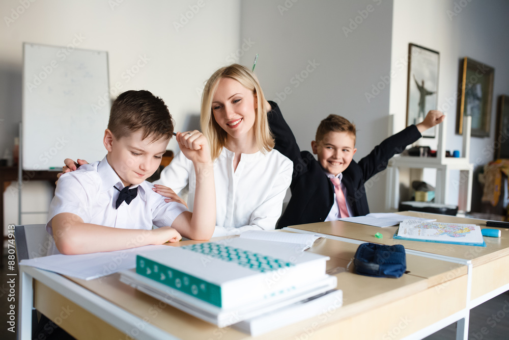 School. children learn in school. training students School. children learn in school. training students
