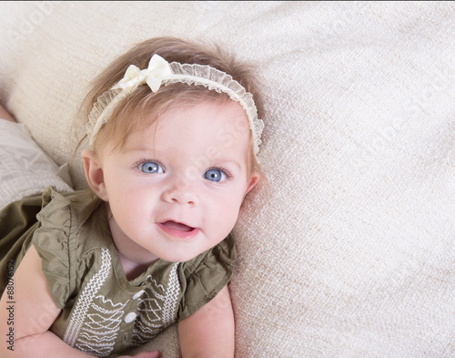 Photography Portrait of a 6 month old baby girl
