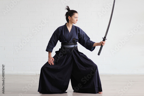 Samurai japan woman