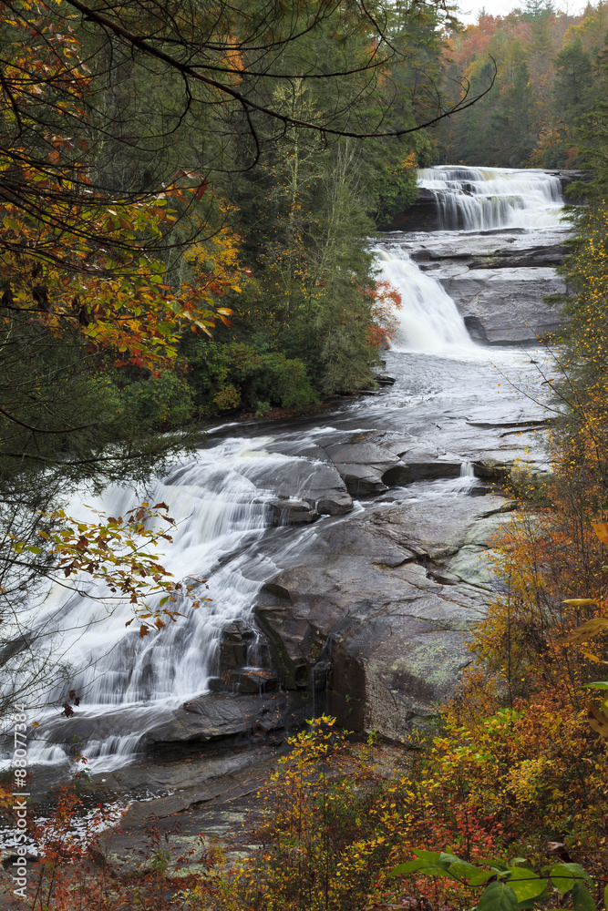 Fototapeta premium Triple Falls in the Dupont State Forest in NC