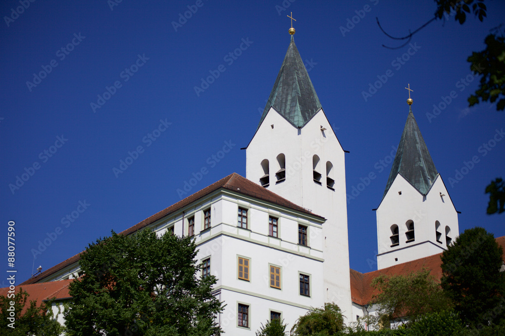 Freisinger Dom - Blick von Südwesten