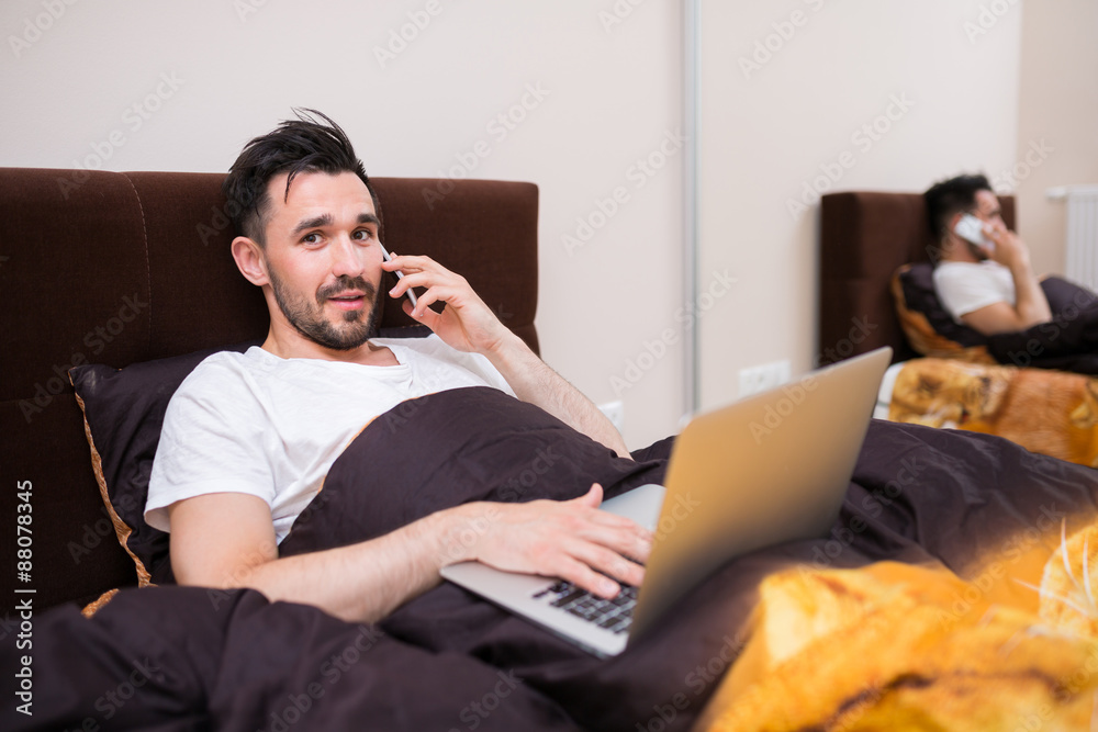 Home office in your bed Home office in your bed