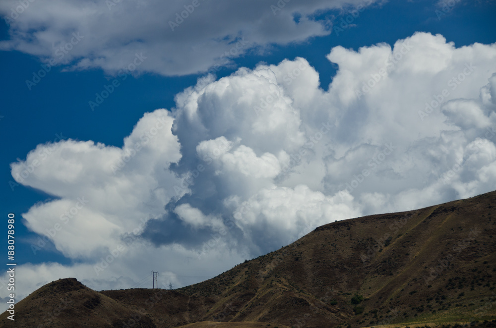 Fototapeta premium Storm Clouds Descending on Hells Canyon