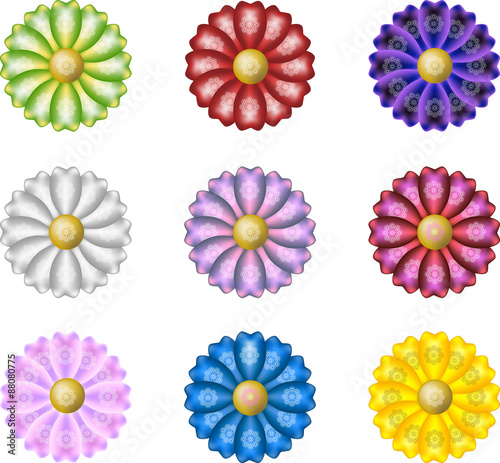 flowers with silk petals