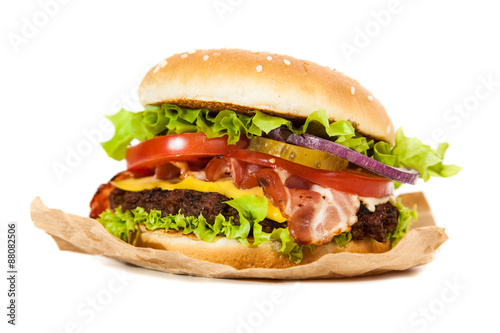Delicious hamburger