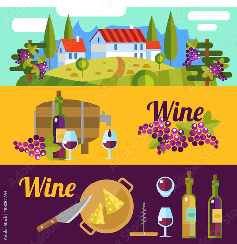 wine banners