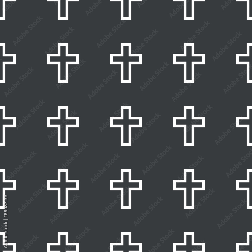 Straight black cross pattern Straight black cross pattern