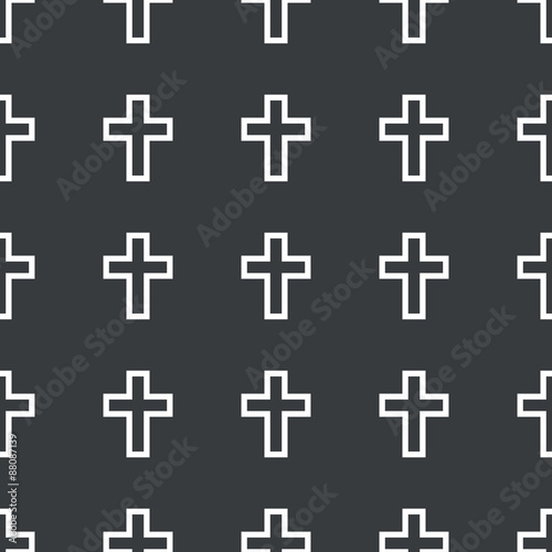 Straight black cross pattern