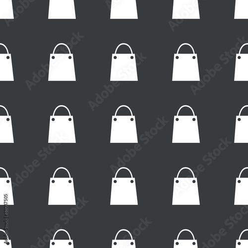 Straight black shopping bag pattern