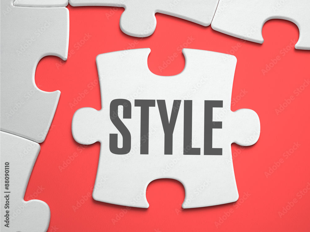 Style - Puzzle on the Place of Missing Pieces. Style - Puzzle on the Place of Missing Pieces.