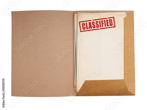 Classified folder isolated.