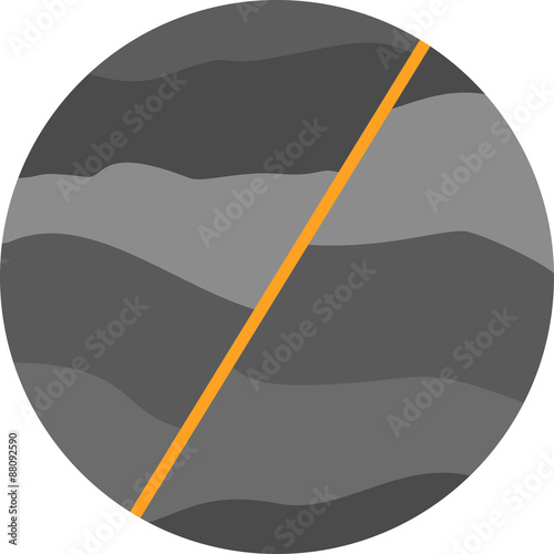 a schematic representation of a geological fault
