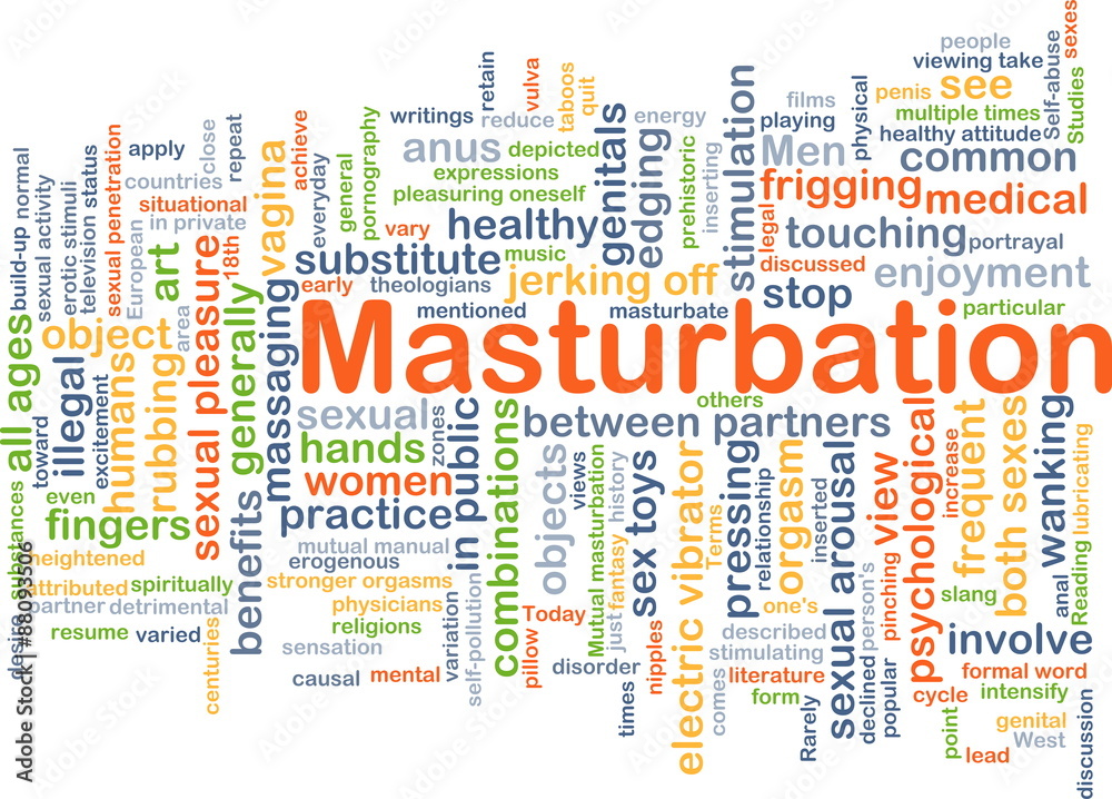 Masturbation background concept
