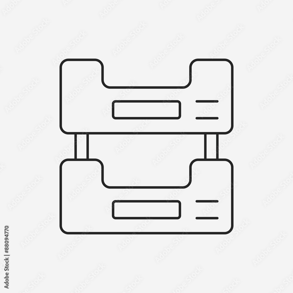 file closet line icon file closet line icon