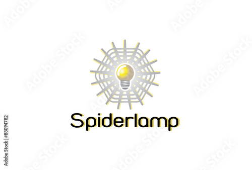Spider Lamp Logo template