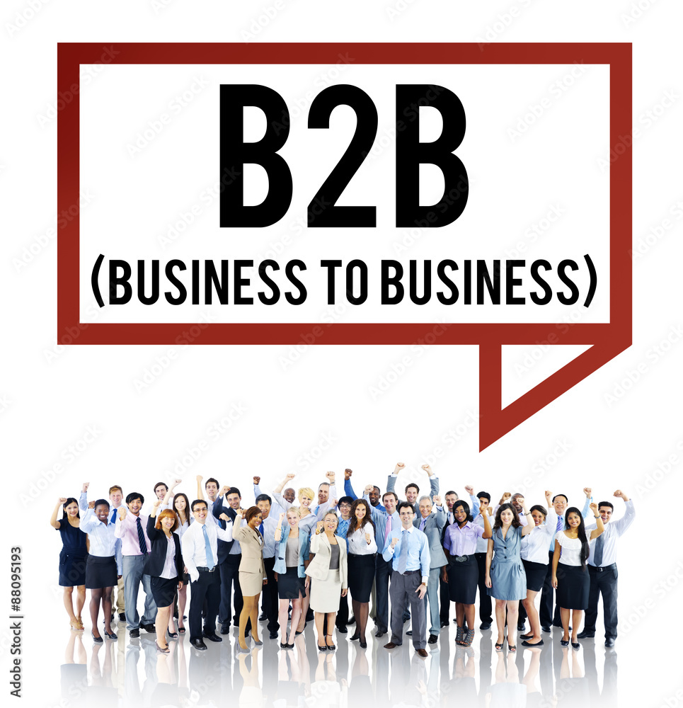 Business To Business Marketing Company Industry Concept Business To Business Marketing Company Industry Concept
