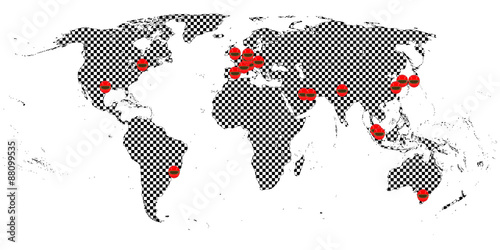 Racing World Tour Map