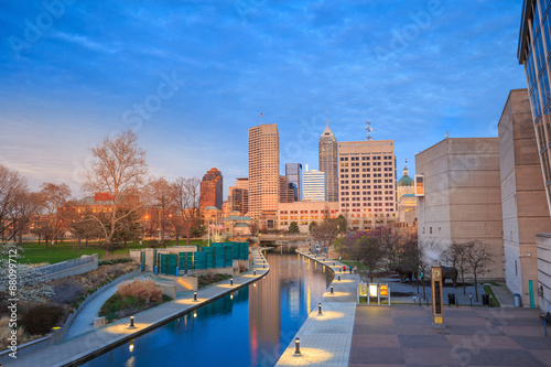 Downtown Indianapolis skyline photo