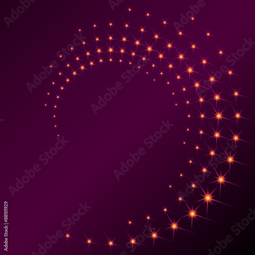 Sparkly spiral