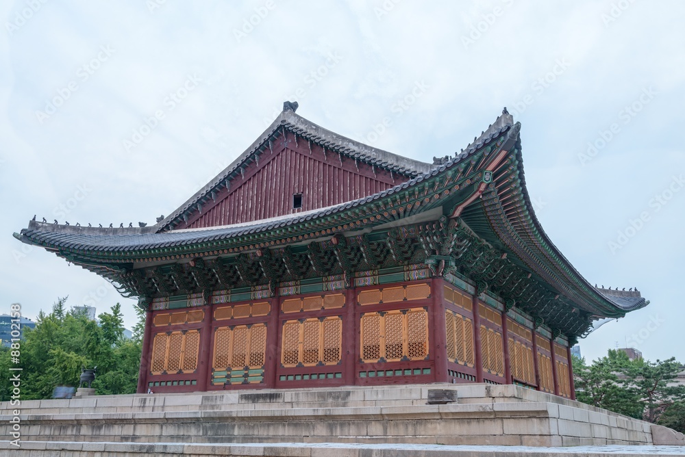 The building in Deoksugung palace, Seoul, South Korea