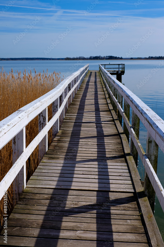 Steg am Bodden