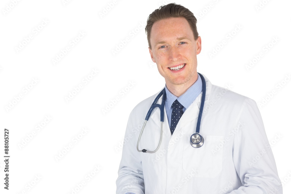 Smiling doctor looking at the camera Smiling doctor looking at the camera