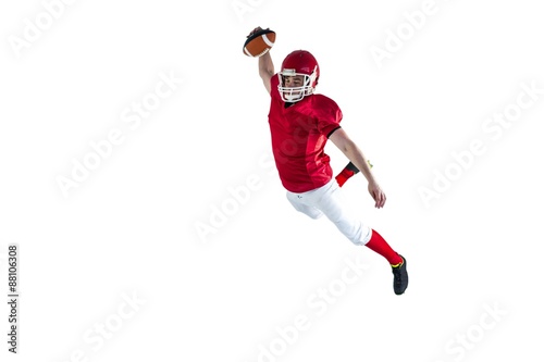 American football player scoring a touchdown © WavebreakMediaMicro