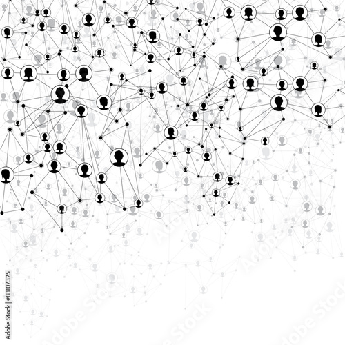 Communication social mesh.