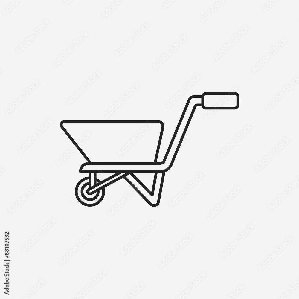 barrow line icon barrow line icon