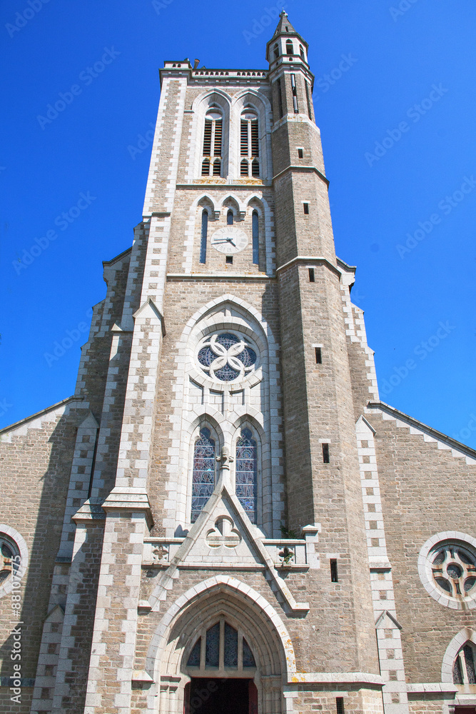Eglise saint Méen de Cancale, Ile et Vilaine, Bretagne, France