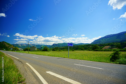 Bild auf Leinwand Straße nach Marseille, Rhone-Alpes