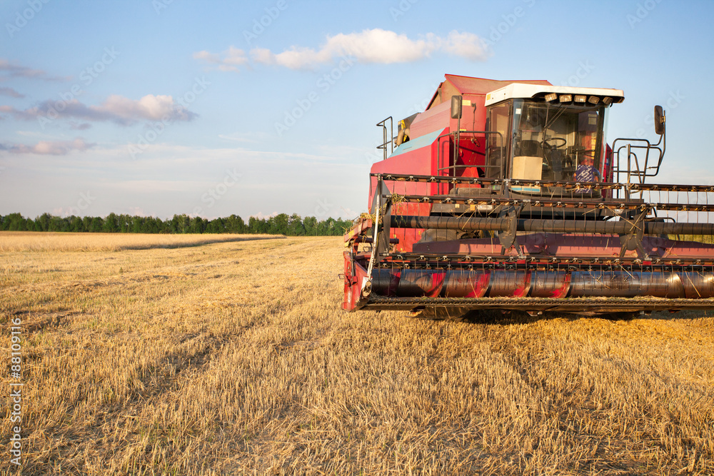 Obraz premium Harvester combine