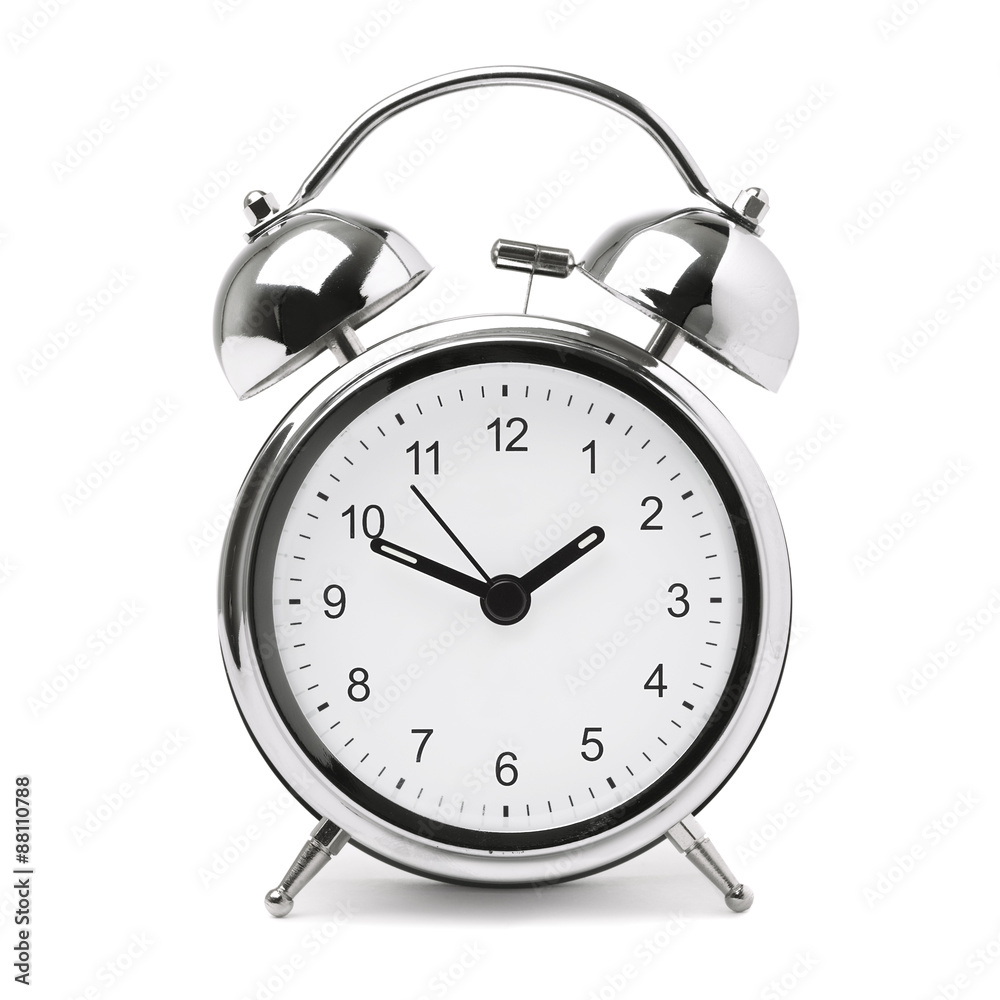 Alarm clock isolated on white background Alarm clock isolated on white background