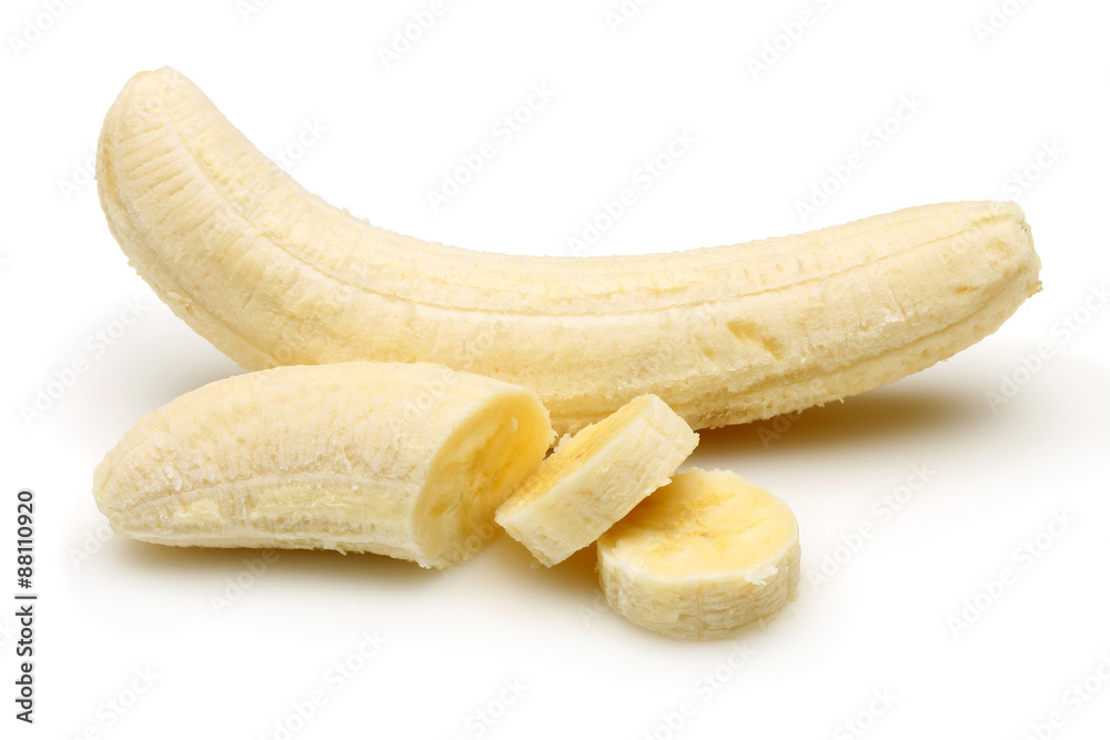Peeled banana stock photo adobe stock