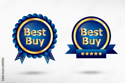 Best Buy message stylish quality guarantee badges