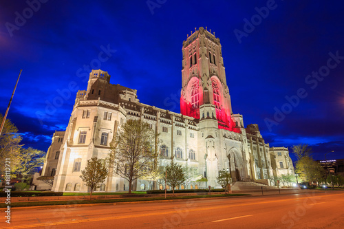Scottish Rite Cathedral in downtown Indianapolis
