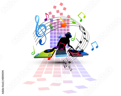 musica, note, suonare, festa
