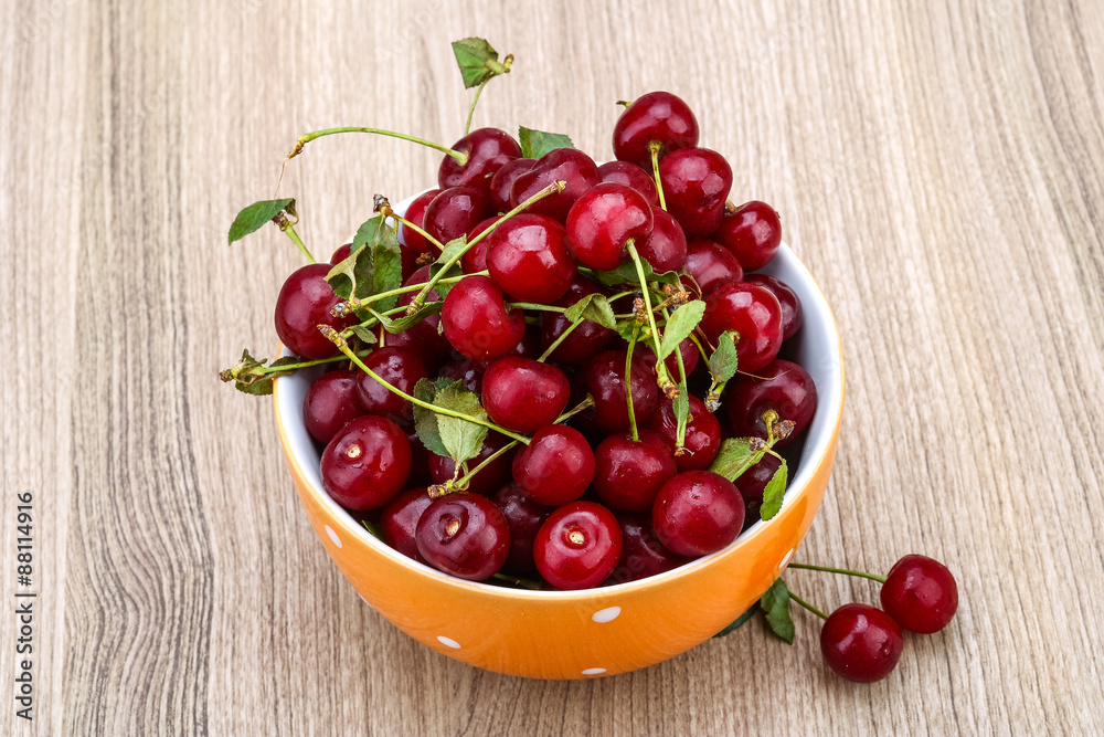 Cherry in the bowl