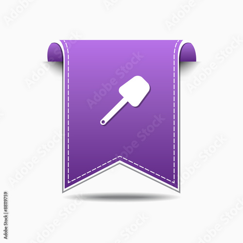 Shoval Violet Vector Icon Design photo