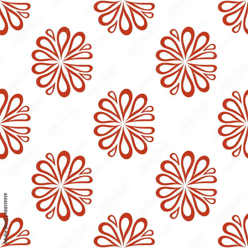 seamless pattern with chocolate drop