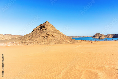 Eastern Desert and Lake Nasser in Egypt