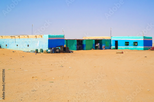 House on the Sahara desert.