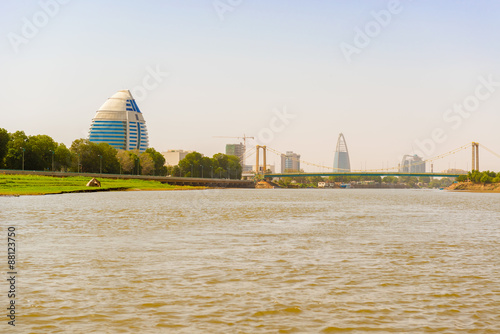 Cityscape Khartoum, Sudan photo