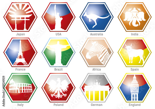 Symbole i Flagi Krajów