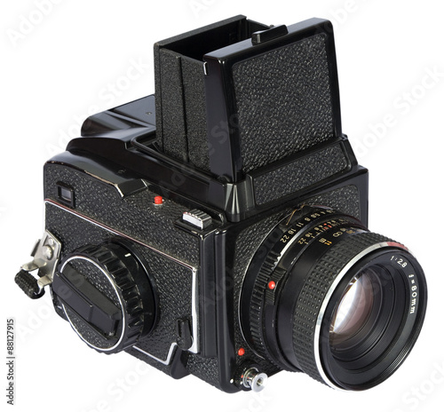 Old medium format film camera
